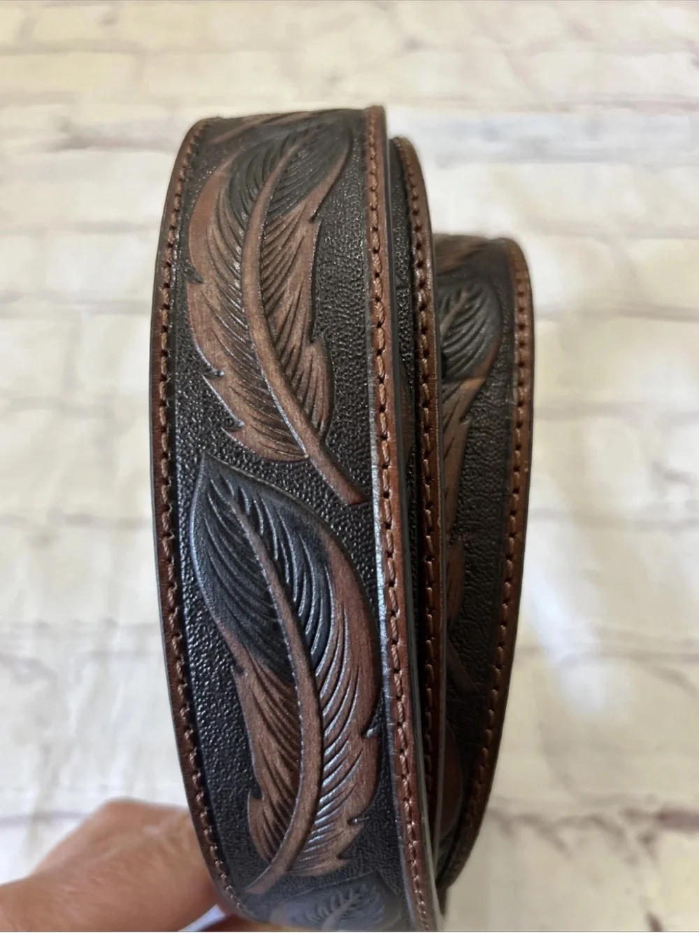 Ariat 2007 Limited Edition Buckle & Belt From Original Master Brown Size 46